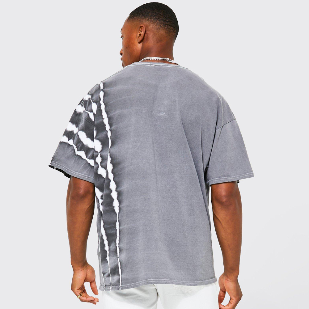 Oversized Man Colour Block Short Tracksuit - Image 2